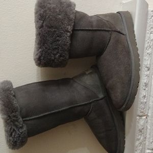 UGG Tall Top Cuffed Shearling Boots  F8009C